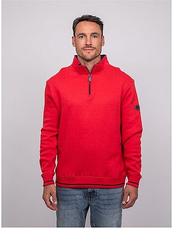 Sweat col montant zippé wirubon