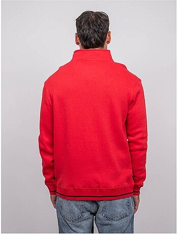 Sweat col montant zippé wirubon