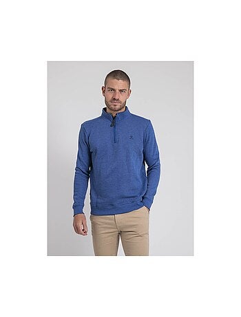 Sweat col montant zippé wompou