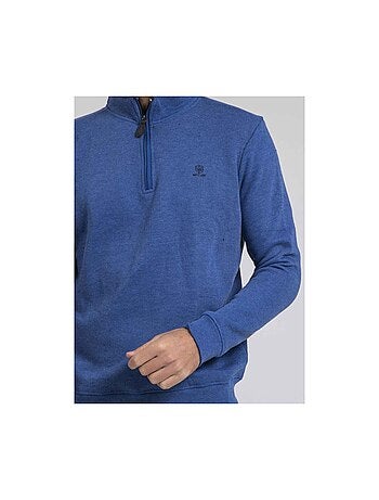 Sweat col montant zippé wompou
