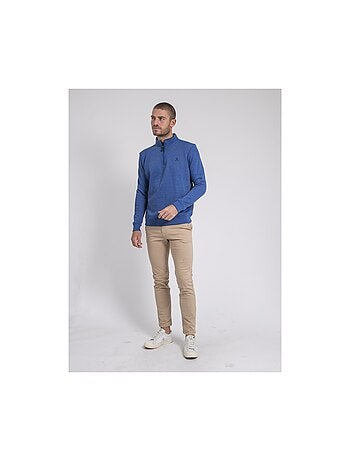 Sweat col montant zippé wompou