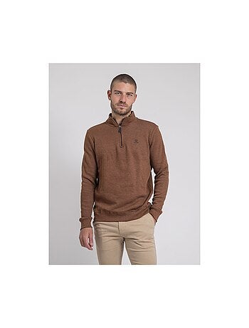 Sweat col montant zippé wompou