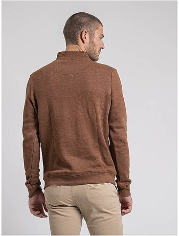 Sweat col montant zippé wompou