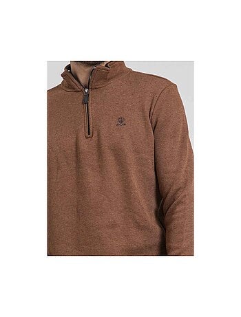 Sweat col montant zippé wompou