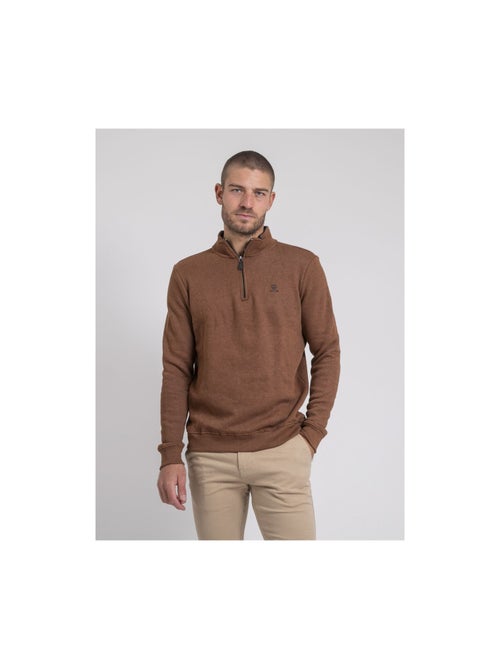 Sweat col montant zippé wompou - Kiabi Sweat col montant zippé wompou - Kiabi