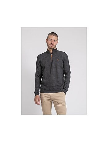 Sweat col montant zippé wompou