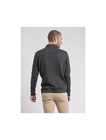 Sweat col montant zippé wompou