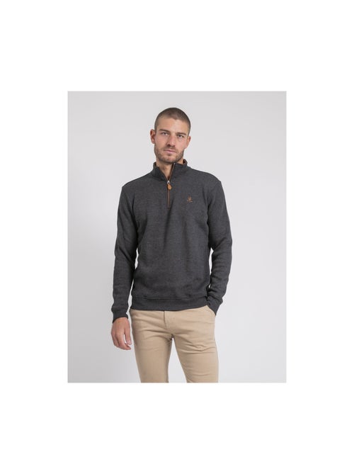 Sweat col montant zippé wompou - Kiabi Sweat col montant zippé wompou - Kiabi