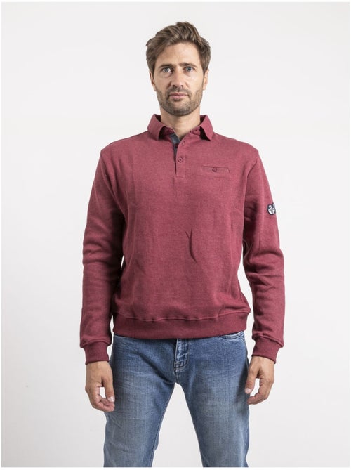 Sweat col polo wirex - Kiabi Sweat col polo wirex - Kiabi