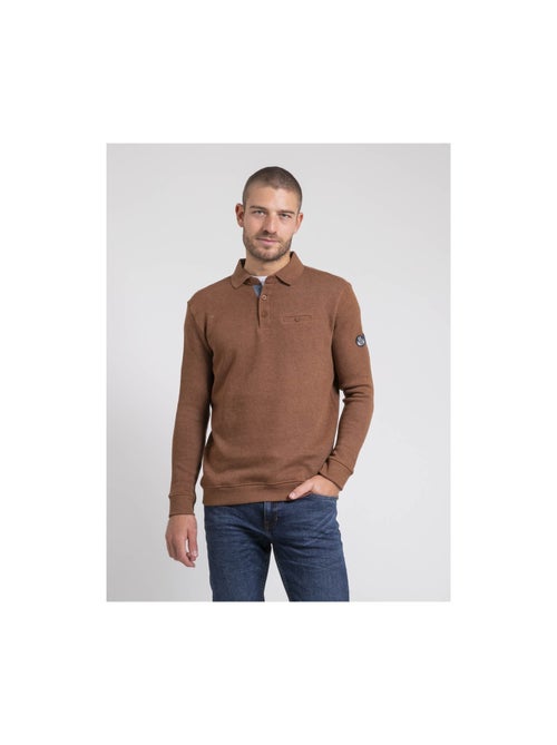 Sweat col polo wirex - Kiabi Sweat col polo wirex - Kiabi