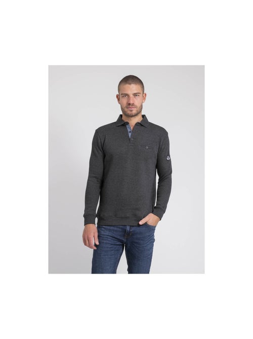 Sweat col polo wirex - Kiabi Sweat col polo wirex - Kiabi