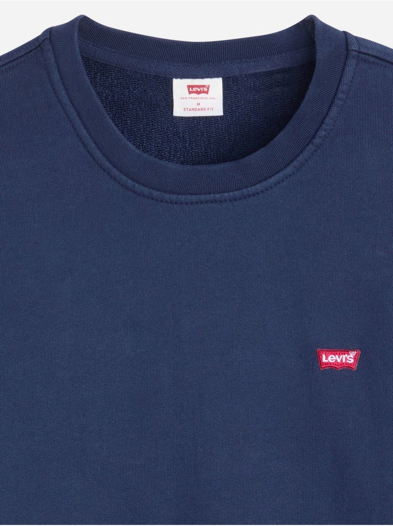 Sweat col rond - levi's Bleu marine - Kiabi