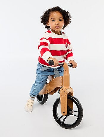 Sweat col rond en molleton léger à motif