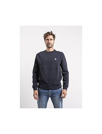 Sweat col rond pur coton widalgo