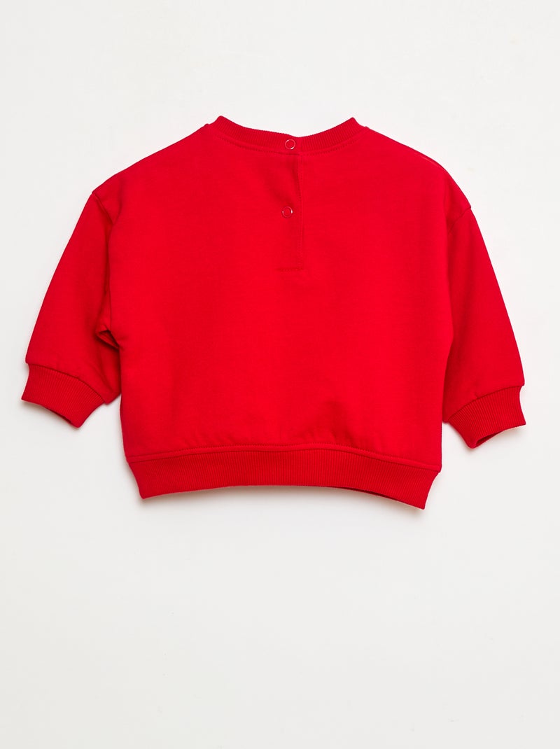 Sweat col rond' Superman' 'DCcomics' Rouge - Kiabi
