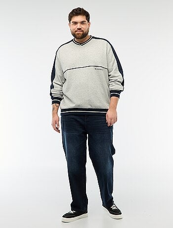 Sweat col V en French Terry