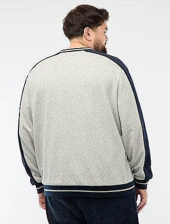 Sweat col V en French Terry