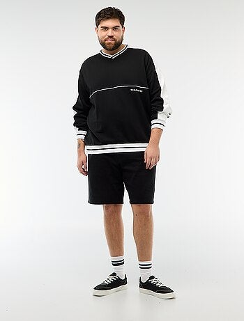 Sweat col V en French Terry