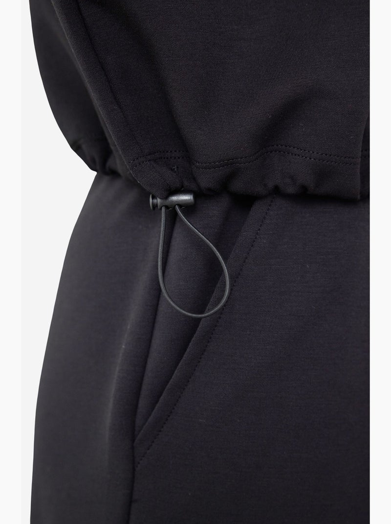 Sweat court à col montant silky feel penti Noir - Kiabi