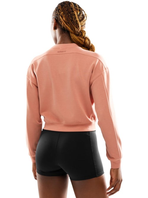 Sweat crop top fitness femme fitness femme pinnacle - Kiabi