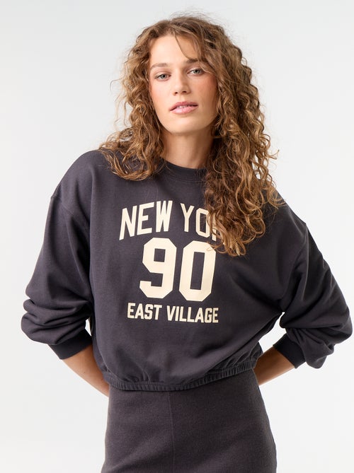 Sweat crop top - Kiabi