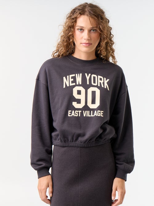 Sweat crop top - Kiabi