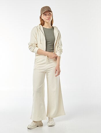 Sweat cropped à capuche