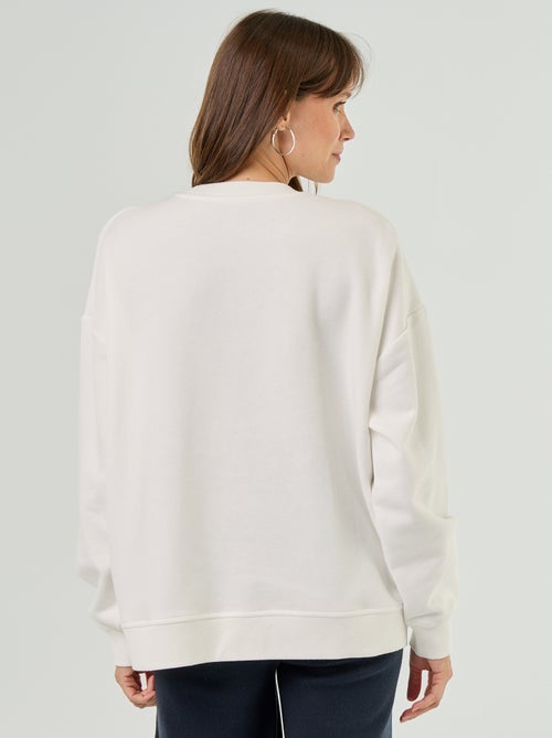 Sweat d'allaitement avec ouverture croisée - Kiabi