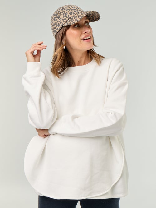 Sweat d'allaitement avec ouverture croisée - Kiabi