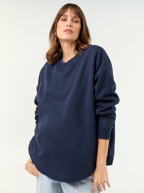 Sweat d'allaitement avec ouverture croisée - Kiabi Sweat d'allaitement avec ouverture croisée - Kiabi
