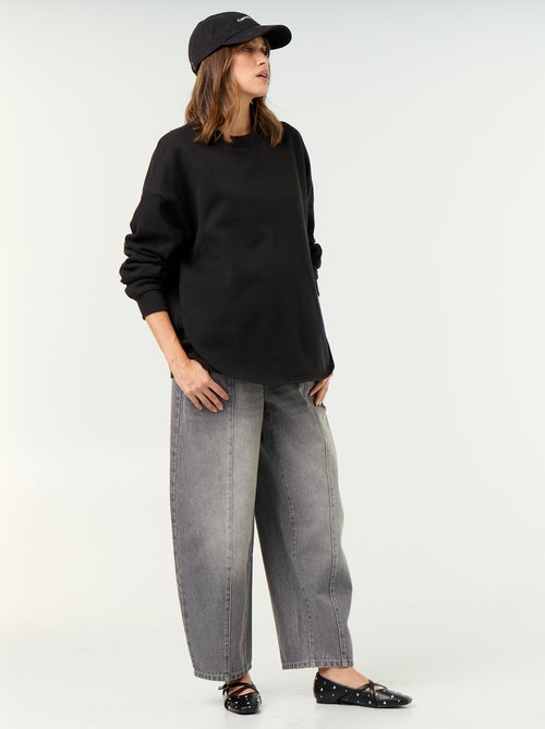 Sweat d'allaitement avec ouverture croisée - Kiabi Sweat d'allaitement avec ouverture croisée - Kiabi