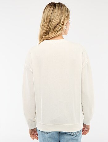 Sweat d'allaitement en molleton