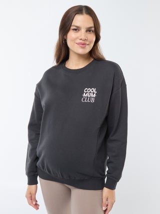 Sweat d'allaitement en molleton