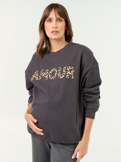 Sweat d'allaitement imprimé - Kiabi Sweat d'allaitement imprimé - Kiabi