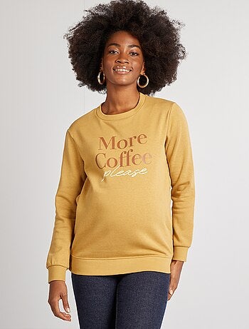 Sweat d'allaitement imprimé