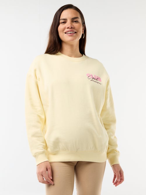 Sweat d'allaitement imprimé - Kiabi