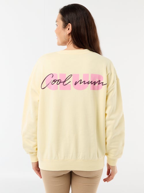 Sweat d'allaitement imprimé - Kiabi