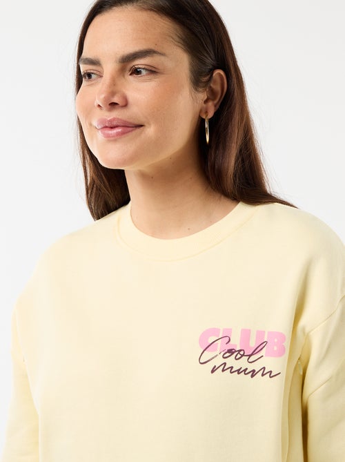 Sweat d'allaitement imprimé - Kiabi