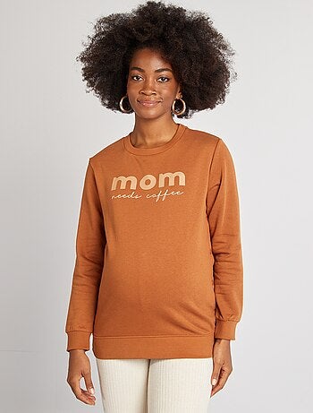 Sweat d'allaitement imprimé
