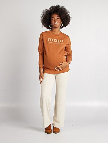 Sweat d'allaitement imprimé