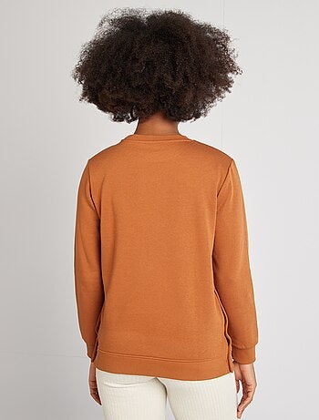 Sweat d'allaitement imprimé