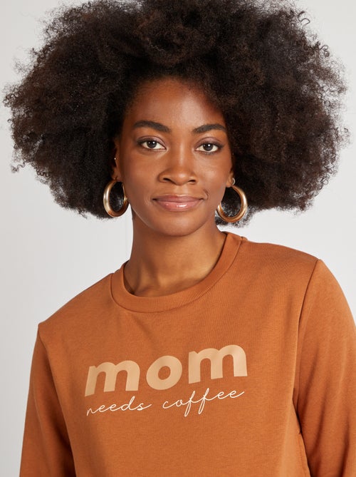 Sweat d'allaitement imprimé - Kiabi