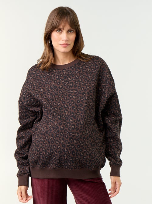 Sweat d'allaitement imprimé - Kiabi Sweat d'allaitement imprimé - Kiabi
