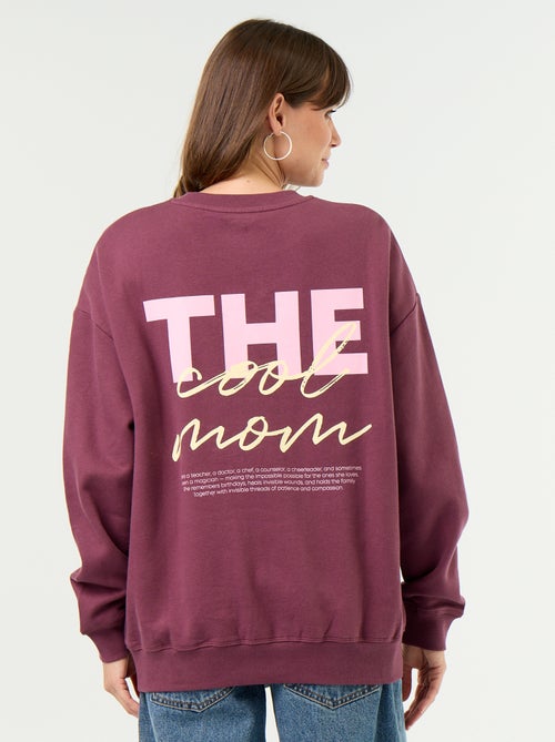 Sweat d'allaitement imprimé - Kiabi Sweat d'allaitement imprimé - Kiabi