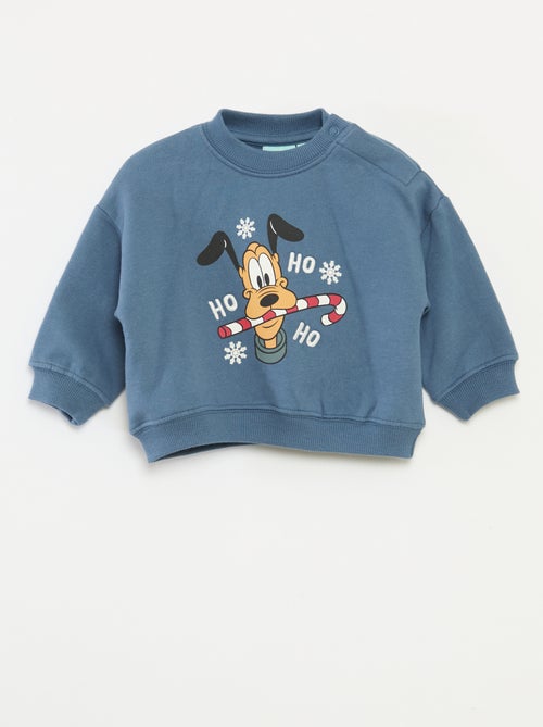Sweat de Noël imprimé 'Disney' 'Pluto' en coton - Kiabi