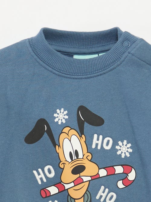 Sweat de Noël imprimé 'Disney' 'Pluto' en coton - Kiabi