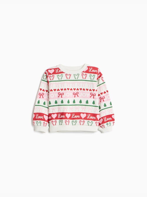 Sweat de noël, mo fashion - Kiabi
