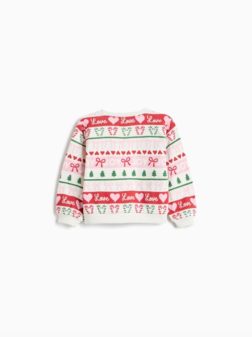 Sweat de noël, mo fashion - Kiabi