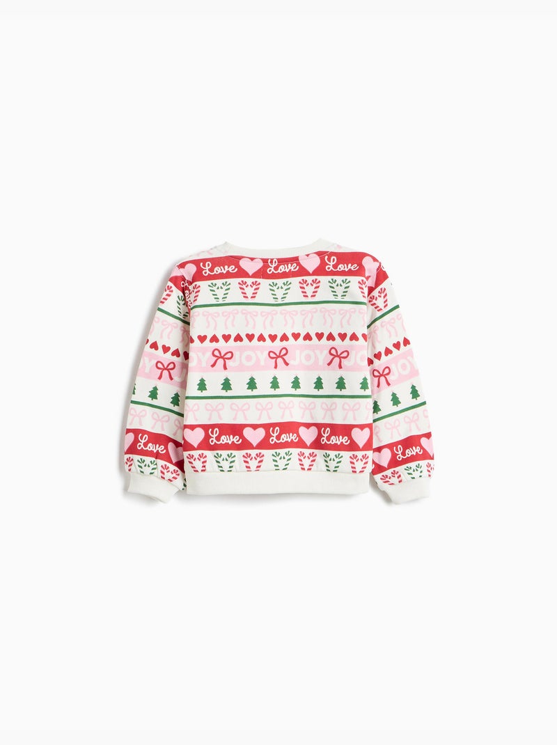 Sweat de noël, mo fashion Blanc - Kiabi