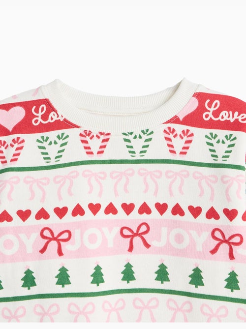 Sweat de noël, mo fashion - Kiabi